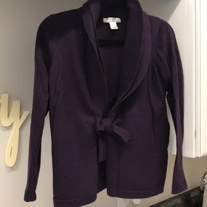 Wool purple sweater